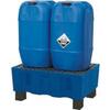 PE collection vessel, 60l with feet, without grating